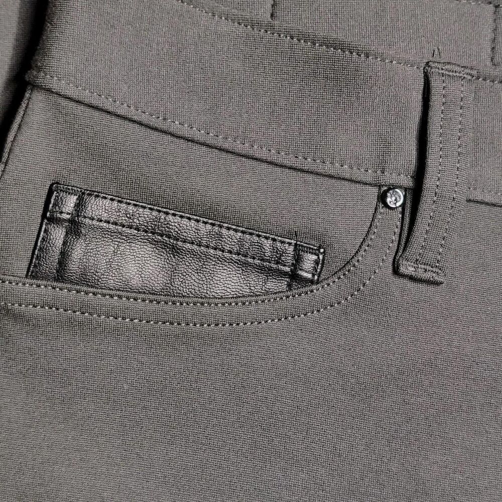 Calvin Klein Jeans Women’s Gray Slim Fit Stretch Pants Trousers Size 10 - Picture 3 of 8